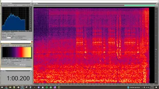 Northwest 255 CVR - Sound Spectrum View