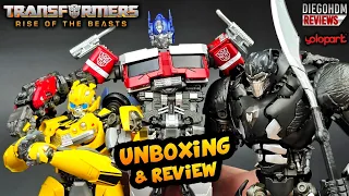 Yolopark TRANSFORMERS Rise of the Beasts OPTIMUS PRIME, BUMBLEBEE e OPTIMUS PRIMAL Unboxing e Review