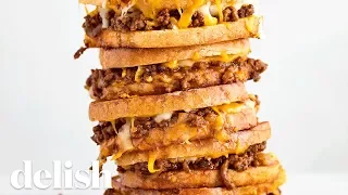 Sloppy Joe Grilled Cheese | Delish