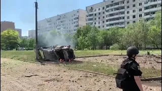 Первомайський, Харківщина. Удар ракетою «Іскандер» по центру міста