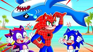 SPIDER MAN SONIC saves Sonic BB | Sonic the Hedgehog 2 Animation | Sonic Adventures