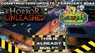 Horror Unleashed + Spongebob Dark Ride February Update