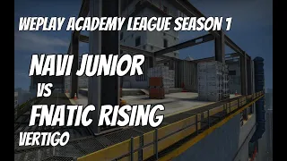 NAVI Junior vs fnatic Rising Recap /  at WePlay Academy League Season 1