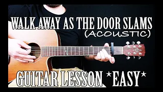 How to Play "walk away as the door slams - acoustic" by Lil Peep ft. Lil Tracy on Guitar *FULL SONG*