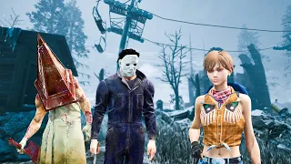 Survivor vs Pyramid Head & Myers Gameplay | Dead By Daylight