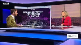Hong Kong protest scrubbed from mainland China's media
