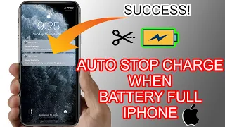 How to Stop Charging iPhone When Battery Full - Auto Disconnect Charge