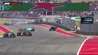 Fernando Alonso's wheelie after 180mph crash at U.S. Gran Prix (Formula 1)