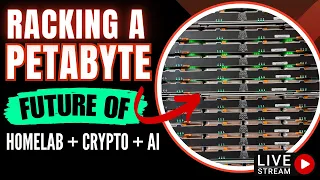 Racking a PETABYTE! The Future of Homelab, Crypto and AI is Here