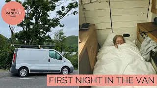 First Night in our Camper Van | Vauxhall Vivaro Van Conversion | Van Life UK