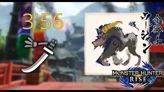 MH Rise | Solo Rajang Speedrun (Long Sword) 3'56