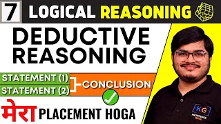 🛑Lecture 7 - Deductive Reasoning | Logical Reasoning | Mera Placement Hoga