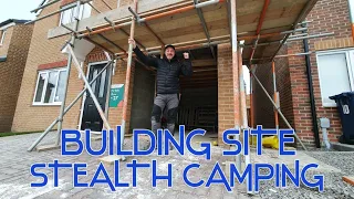 BUILDING SITE STEALTH CAMPING / Wild Camping UK / Urban Stealth Camping / Australian whisky review