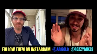 Ari Gold and Robert Sheehan Instagram Live Poetry Night Part 2