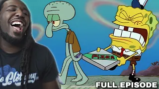 SpongeBob and Squidward Delivers a PIZZA!!! | Season 1 Episode 5