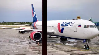 Boeing 767-300ER | Azur Air | Варадеро (VRA) — Москва (VKO) | Отчёт о поездке | 4К
