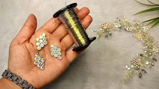 Tutorial how to make handmade bridal hair vine/Fascinating and amazing