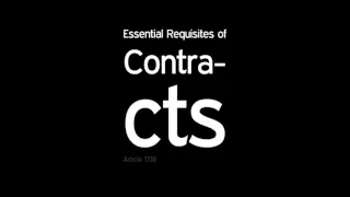 Essential Requisites of Contracts