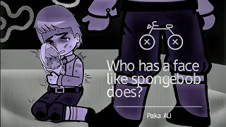 Who has a face like spongebob does? |Meme| Paka AU |Gacha| Human Version | SpongeBob Squarepants AU