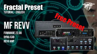 Fractal Free Preset - MF REVV - Live tutorial - FW 22 - Dyna Cab