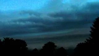 Gewitter-/Unwetter-Front, 9. Juni 2014, Sicht von Hagen/NRW