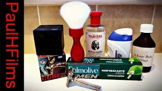 💈 FaTip Piccolo Open Comb DE Razor | Palmolive Shaving Cream 💈