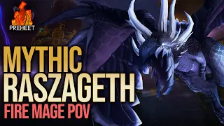 Mythic Raszageth | Fire Mage PoV | WoW: Dragonflight