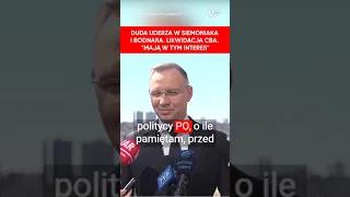 "Mają w tym interes". Duda uderzył w Siemoniaka i Bodnara. Likwidacja CBA