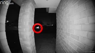 Alien Figure Caught on Our Ring Doorbell Camera