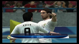 PES 2011 PS2 CHAMPIONS LEAGUE GAMEPLAY - Liverpool vs. Real Madrid