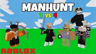 BedWars, but it's Speedrunner VS 4 Hunters! w/ @AyoTheAce  (ROBLOX Manhunt)