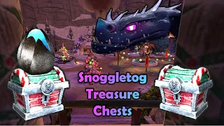 Opening 100 Snoggletog 2021 Treasure Chests - School of Dragons