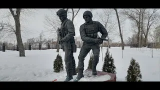 Памятник спецподразделениям в Воронеже. Достопримечательность.