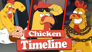 The Complete Ernie the Giant Chicken Family Guy Timeline