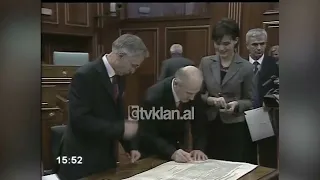 Presidenti Topi për agjencinë serbe “Beta”, “Jemi për fqinjësi të mirë me Serbinë” -(13 Korrik 2008)