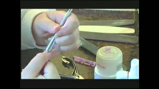 Hard Gel Refill preparation - Kosti Beauty Nail Class segment