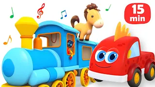 Sing with Mocas! Learn animal song for kids. Nursery rhymes. Baby cartoons & songs for kids.