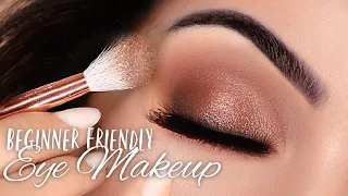 Beginners Eye Makeup Tutorial SUPER Easy Step By Step | How To Apply Eyeshadow