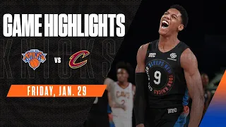 Game Highlights: New York Knicks vs  Cleveland Cavaliers - 1/29/21