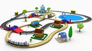 Train Cartoon - Trains for kids - Toy factory Cartoon - Cartoon - Train