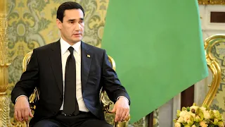 Президент Туркменистана провел переговоры с министром иностранных дел Палестины