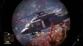 Far Cry 4 Taking Helicopter out with SA-50 Sniper Only one shoot