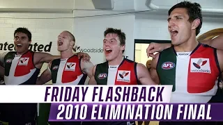Friday Flashback: 2010 Elimination Final v Hawks