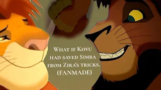 What if Kovu had saved Simba from Zira's tricks. (FANMADE)