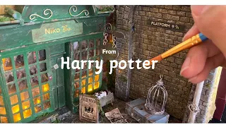 【Miniature】Harry Potter Inspired Diorama out of junk