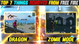 TOP 7 BEST THINGS REMOVED FROM FF😭🔥- GARENA FREE FIRE