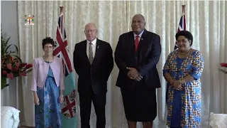 Fijian President receives courtesy call from the Governor-General of Australia