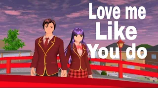 Love me like you do || Music Video Clip || Sakura School Simulator