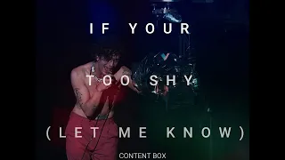 The 1975 - If You’re Too Shy (Let Me Know) - (Live Audio)