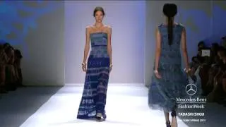 TADASHI SHOJI FULL COLLECTION   MERCEDES BENZ FASHION WEEK SPRING 2013 COLLECTIONS www videograbber